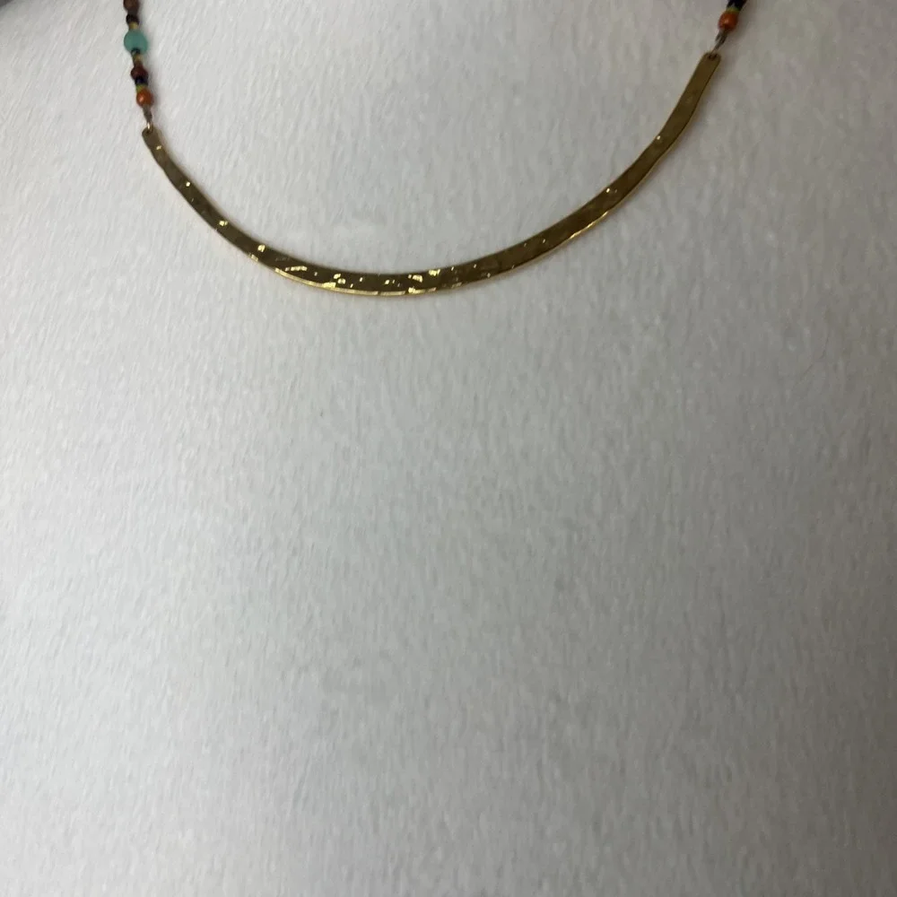 Holly Yashi Gold Plated And Bead Necklace